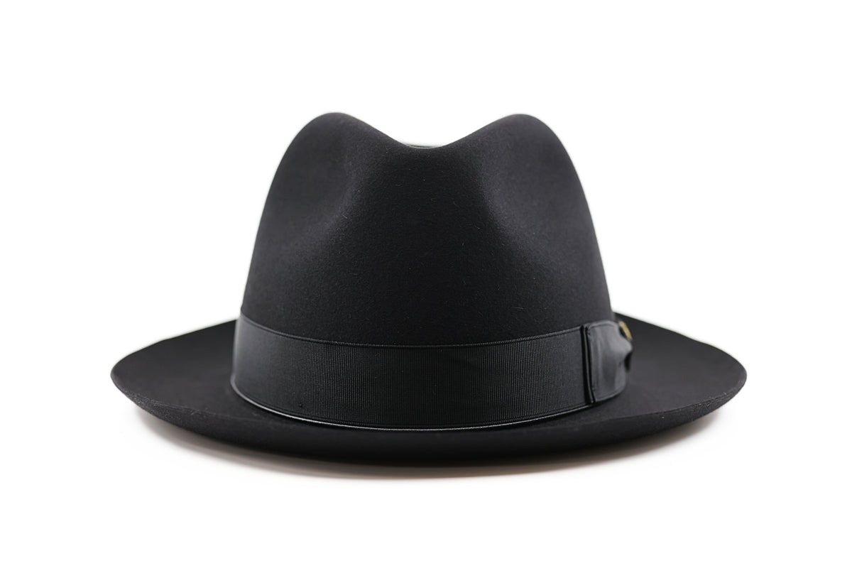 BORSALINO Beaver Black Medium Brim