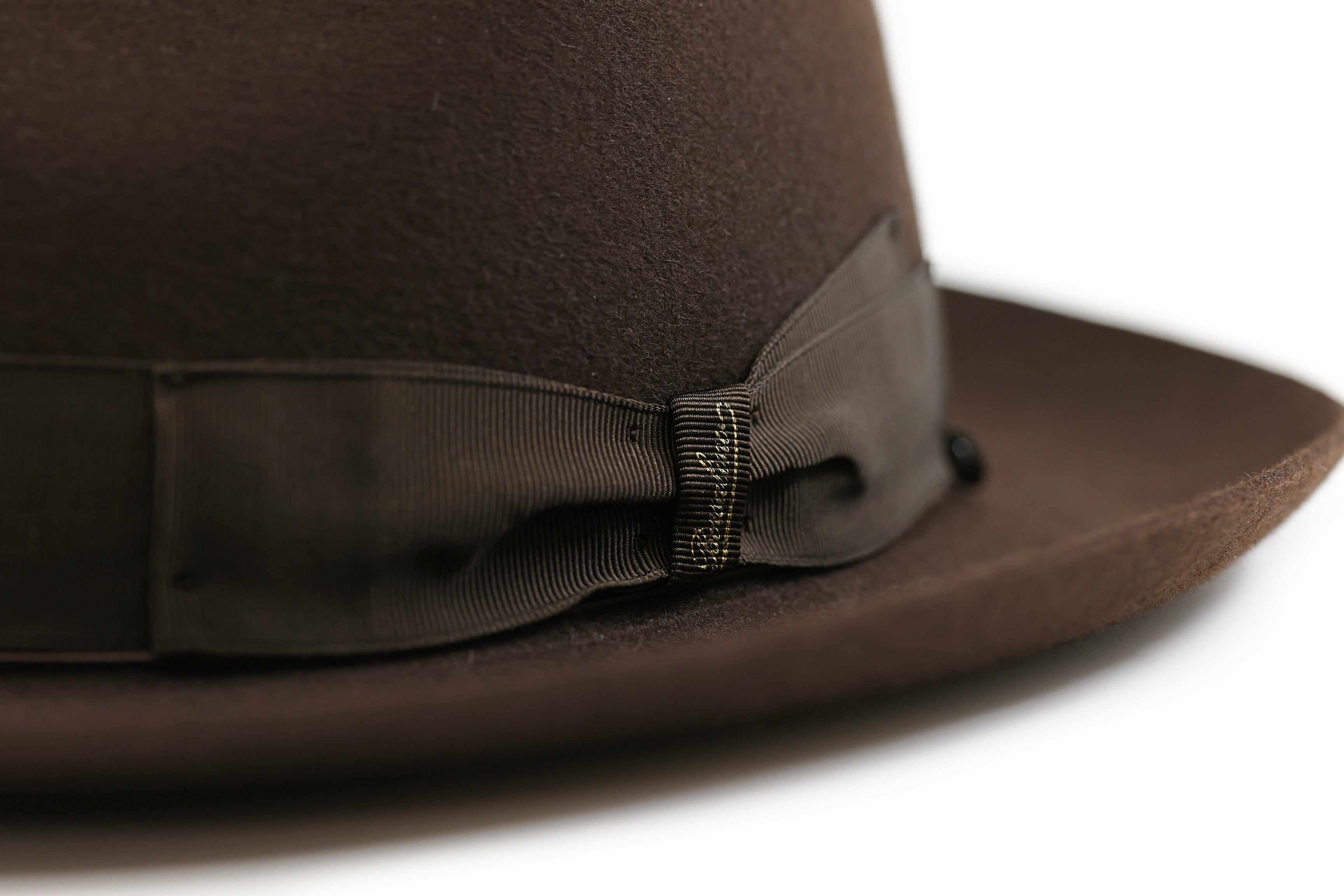 BORSALINO Anello Brown Medium Brim