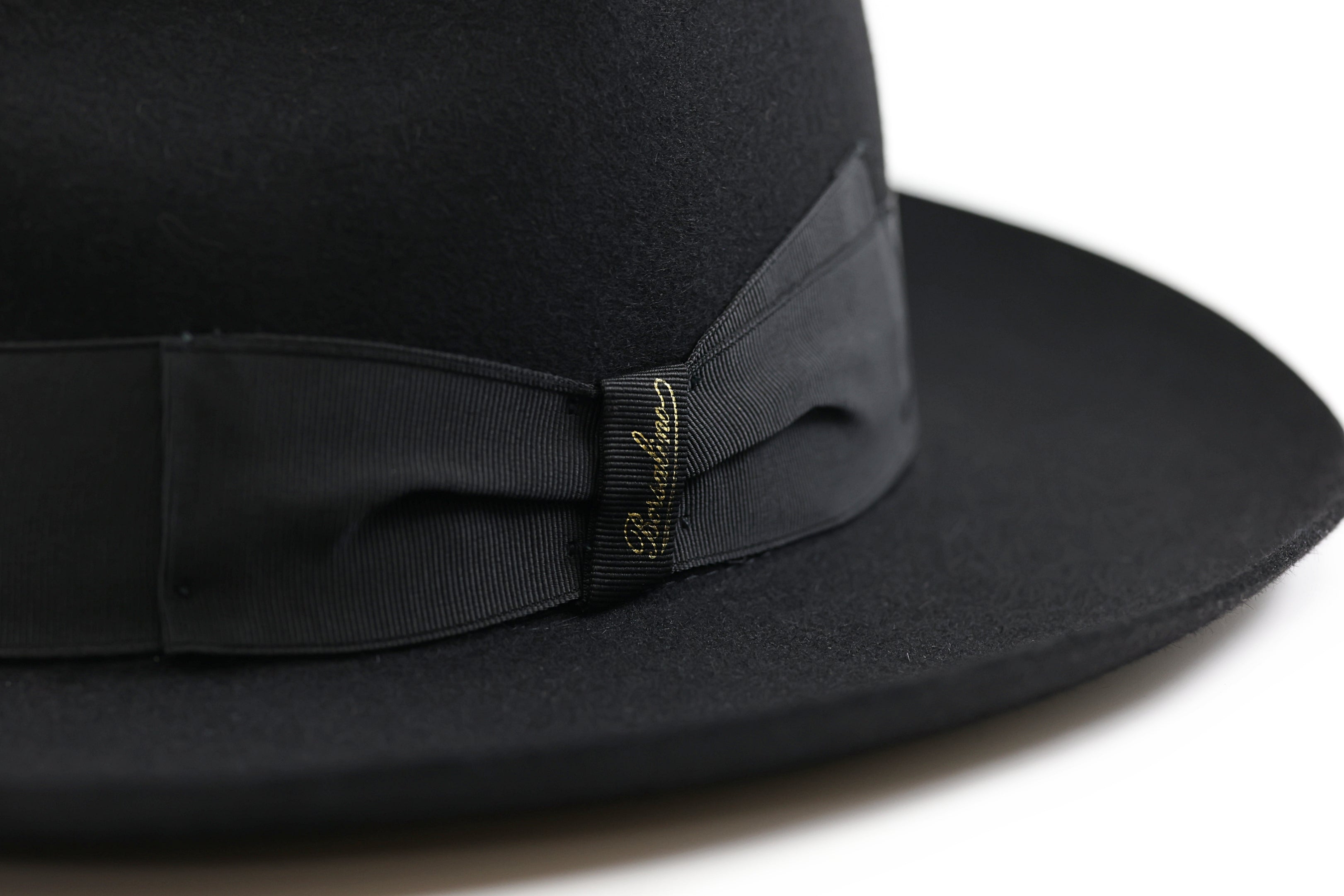 BORSALINO Alessandria- Black (Large Brim)