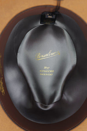 BORSALINO Alessandria- Tan (Large Brim)