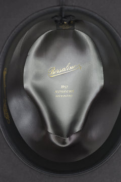 BORSALINO Alessandria- Charcoal (Large Brim)