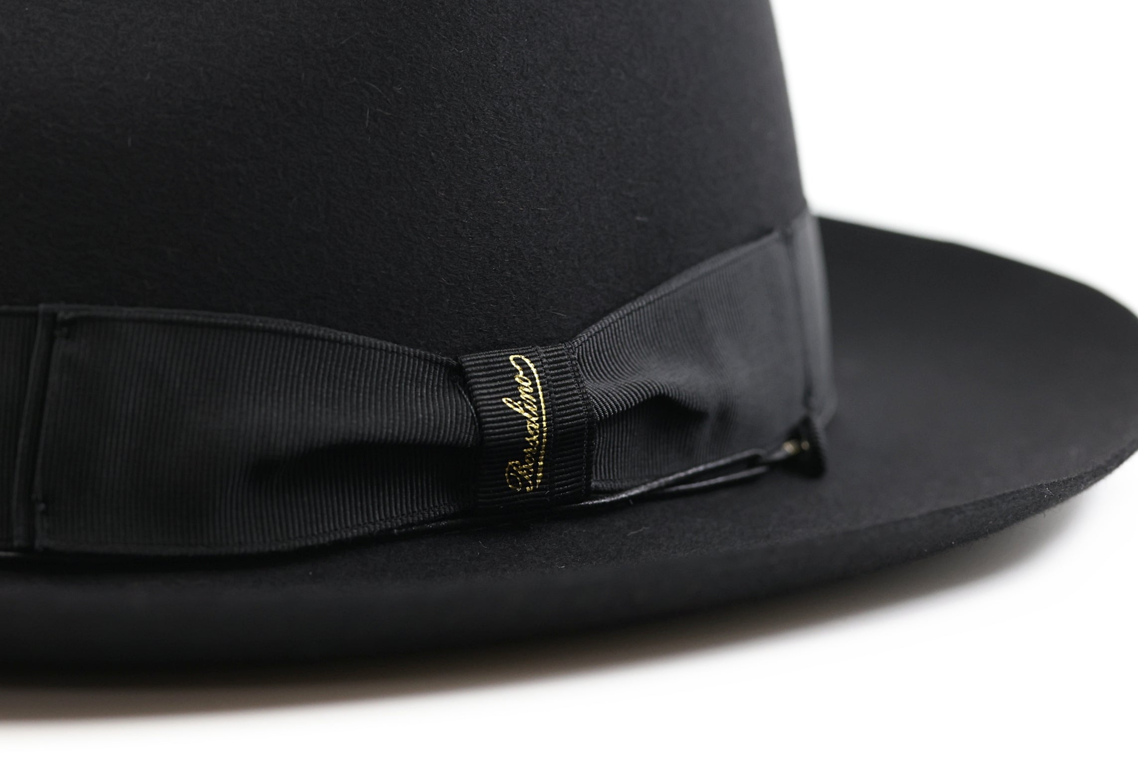 BORSALINO Beaver Black Medium Brim