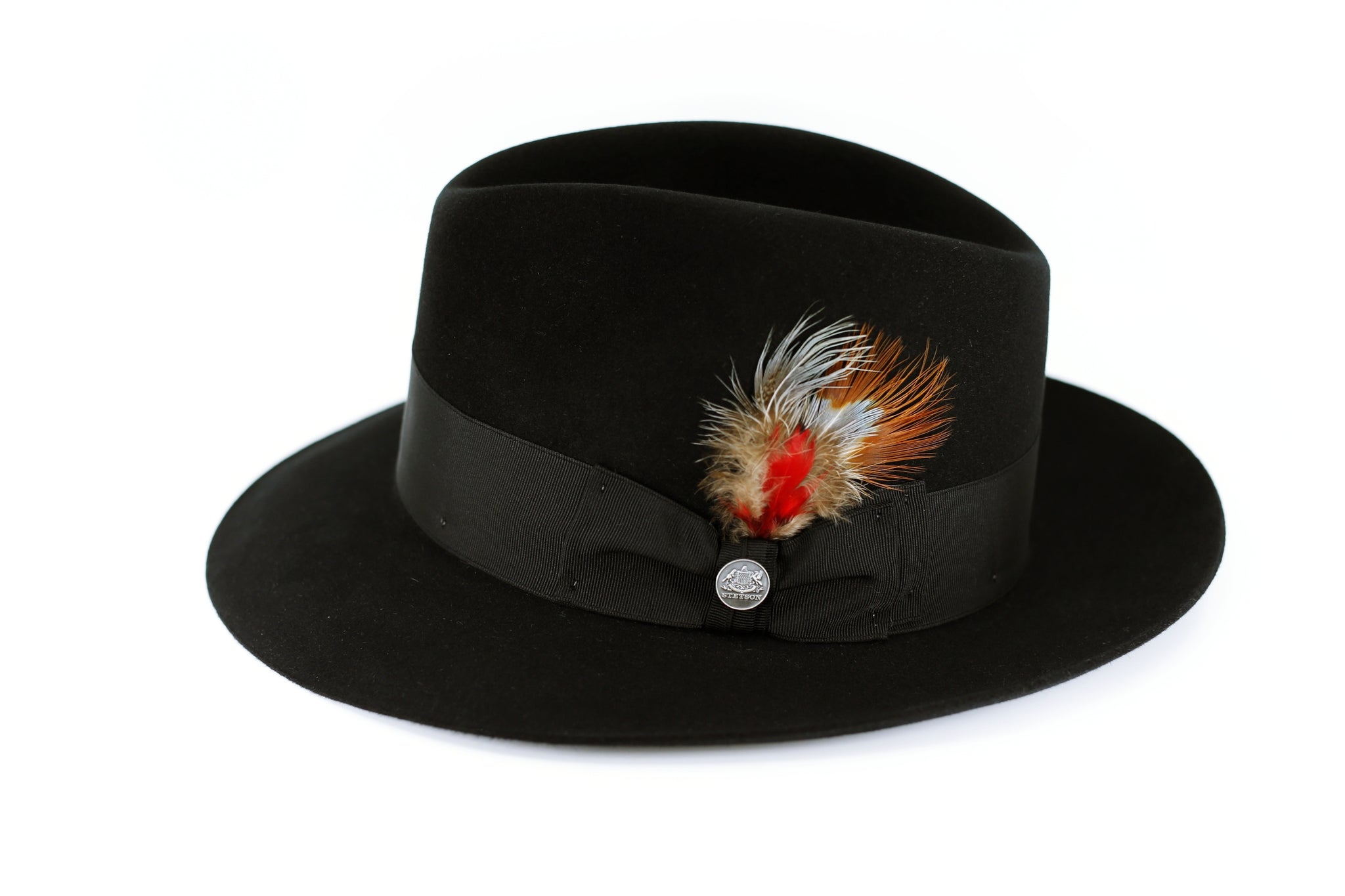 Stetson Temple- Fedora (Fur Felt)-Pasadena Hat Shop