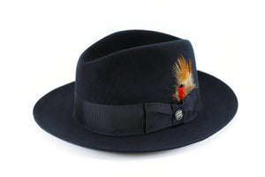 Stetson Temple- Fedora (Fur Felt)-Pasadena Hat Shop