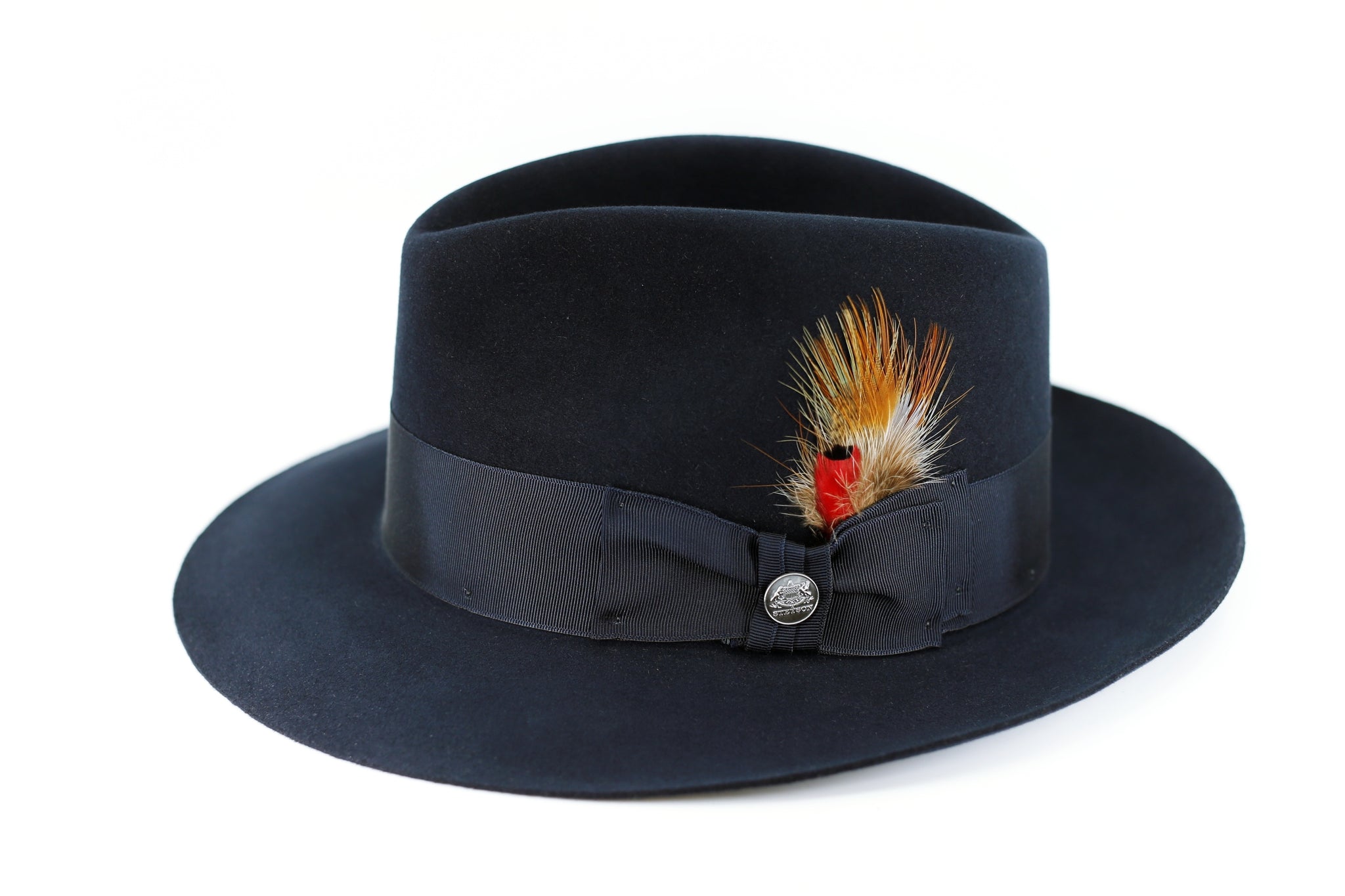 Stetson Temple- Fedora (Fur Felt)-Pasadena Hat Shop