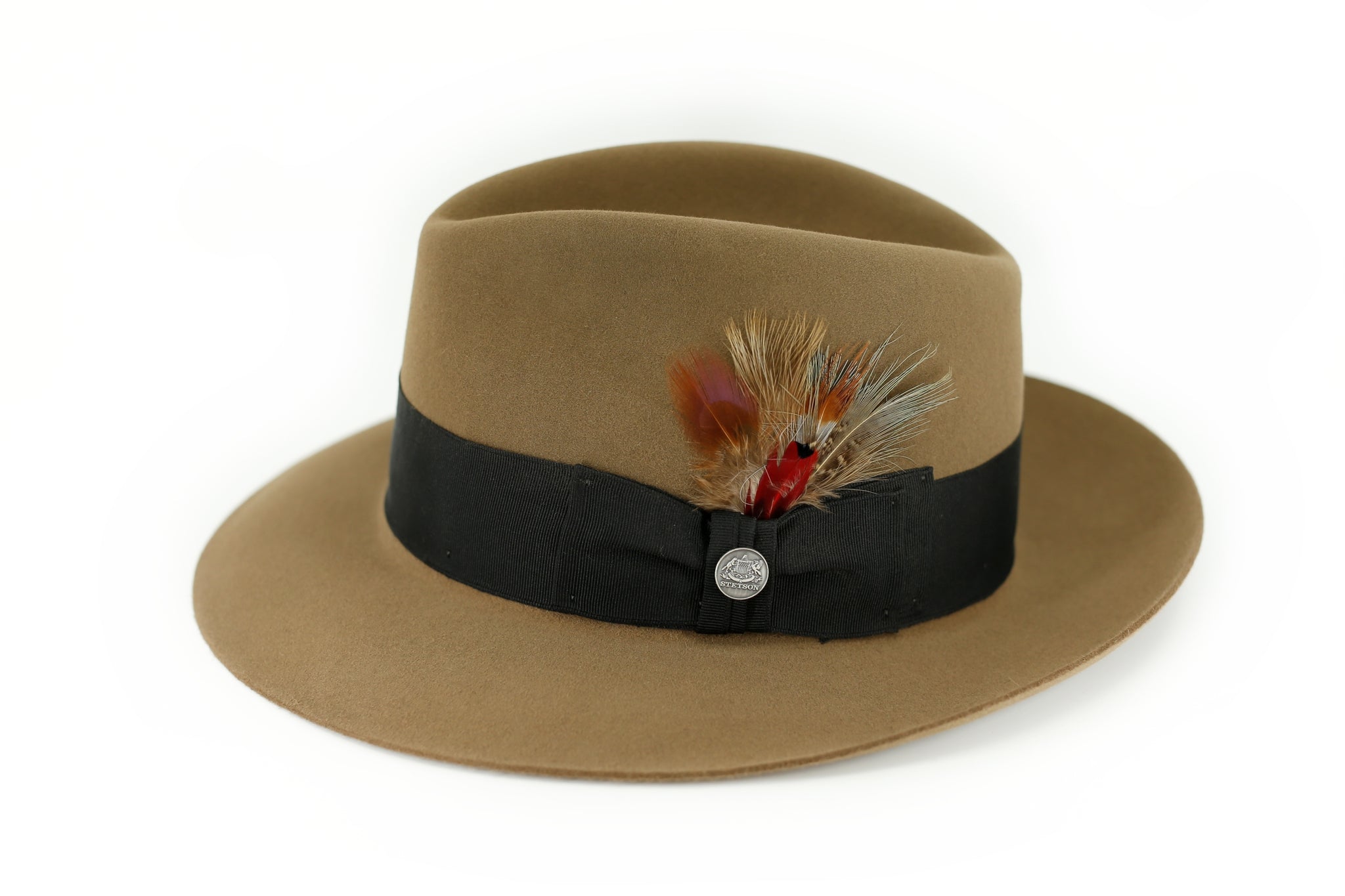 Stetson Temple- Fedora (Fur Felt)-Pasadena Hat Shop